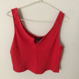 Red Crop Top
